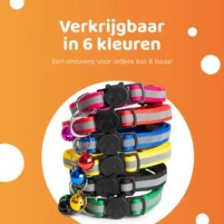 ACE Pets Reflecterende Kattenhalsband Met Veiligheidssluiting – Halsband Kat & Kitten - Met Adreskoker - Kittenhalsband & Kattenbandje Met Belletje - Zwart -Kattenbenodigdheden Winkel 1200x1200 367