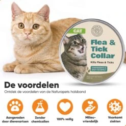 Nafurapets Vlooienband Voor Kat – Anti Vlooien – Teken Band – 100% Natuurlijk – 8 Maanden Bescherming – Grote & Kleine Kat -Kattenbenodigdheden Winkel 1200x1200 4