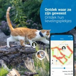 Tractive GPS CAT 4 - Kat GPS Tracker & Activiteitenmonitor - Past Op Meeste Halsbanden - Donkerblauw -Kattenbenodigdheden Winkel 1200x1200 417