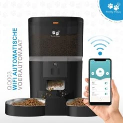 Pretty Paws QQ003 - Wifi Voermachine - Dubbele Voerbakjes - Zwart - Kat - 6L -Kattenbenodigdheden Winkel 1200x1200 47