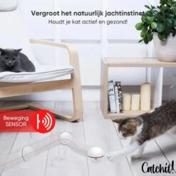 Catchit!® Interactieve Zelfrollende Bal Katten - Kattenspeeltjes - Inclusief USB Kabel En Staartjes - Kattenspeelgoed - Smart - Grijs 10 Catchit!® Interactieve Zelfrollende Bal Katten - Kattenspeeltjes - Inclusief USB Kabel En Staartjes - Kattenspeelgoed - Smart - Grijs -Kattenbenodigdheden Winkel 1200x1200 545