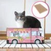 Make Me Purr Kattendoos Van Karton (Ice Cream) - Inclusief Kartonnen Krabmat - Speelgoed Doos Voor Katten Met Krab Mat - Kat Krabpaal Speeltje - Kattenbed Kattenmand Kattenhuis Kattentunnel - Kattenspeelgoed - Kattenspeeltjes - Kitten Speeltjes -Kattenbenodigdheden Winkel 1200x1200 576