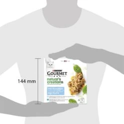 Gourmet Nature's Creations - Kattenvoer Natvoer - Zeevis - 48 X 85 Gr -Kattenbenodigdheden Winkel 1200x1200 642