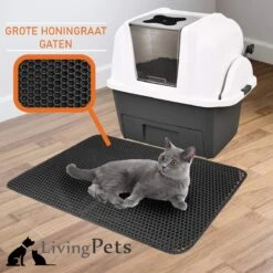 Lavida Home - Kattenbakmat - Grit Opvanger - 45 X 60 Cm - Dubbele Laag & Waterdicht - Katten Mat - Katten Mat Met Opvangruimte Voor Grit - Katten Mat - Kat Benodigdheden - Kitten - Gritmat Voor Poes - Grijs 16 Lavida Home - Kattenbakmat - Grit Opvanger - 45 X 60 Cm - Dubbele Laag & Waterdicht - Katten Mat - Katten Mat Met Opvangruimte Voor Grit - Katten Mat - Kat Benodigdheden - Kitten - Gritmat Voor Poes - Grijs -Kattenbenodigdheden Winkel 1200x1200 738