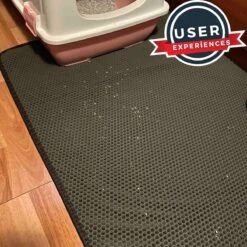 Blue Eyes Kattenbakmat, 30 Cm X 40 Cm, (!!! MAAT !!!) Kattenbakmat, Kattenbakonderlegger, Honingraatdesign, Kattenbak, Waterdicht, Dubbellaags Ontwerp, Honingraatmat (grijs) -Kattenbenodigdheden Winkel 1200x1200 774