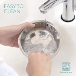 Navaris Verhoogd Dubbel Dieren Voedingsstation - 2 Kommen Voor Katten En Kleine Honden - Roestvrij Staal - Verhoogde Bamboe Standaard -Kattenbenodigdheden Winkel 1200x1200 82