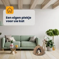 MIRO Katten Huis - Kattenhuizen - Kattenhok - Kattenmand - Dierenhuis - Extra Zacht - Bruin 18 MIRO Katten Huis - Kattenhuizen - Kattenhok - Kattenmand - Dierenhuis - Extra Zacht - Bruin -Kattenbenodigdheden Winkel 1200x1200 894