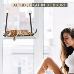TACTIV PETS® Kattenhangmat | Hangmat Kat | Kattenhangmat Raam | Kattenmand -Kattenbenodigdheden Winkel 1200x1200 922