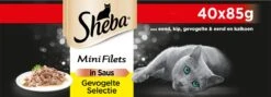 Sheba Mini Filets In Saus Kattenvoer Maaltijdzakjes Gevogelte 40 X 85 G -Kattenbenodigdheden Winkel 1200x434 1