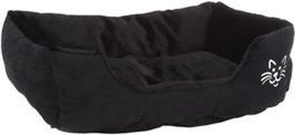 Beeztees Baboo - Kattenmand - Zwart - 48x37x18 Cm 4 Beeztees Baboo - Kattenmand - Zwart - 48x37x18 Cm - Afbeelding 2