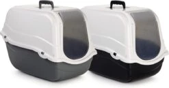 Beeztees Romeo - Kattenbak - Zwart/Wit - 57x39x41 Cm -Kattenbenodigdheden Winkel 1200x625