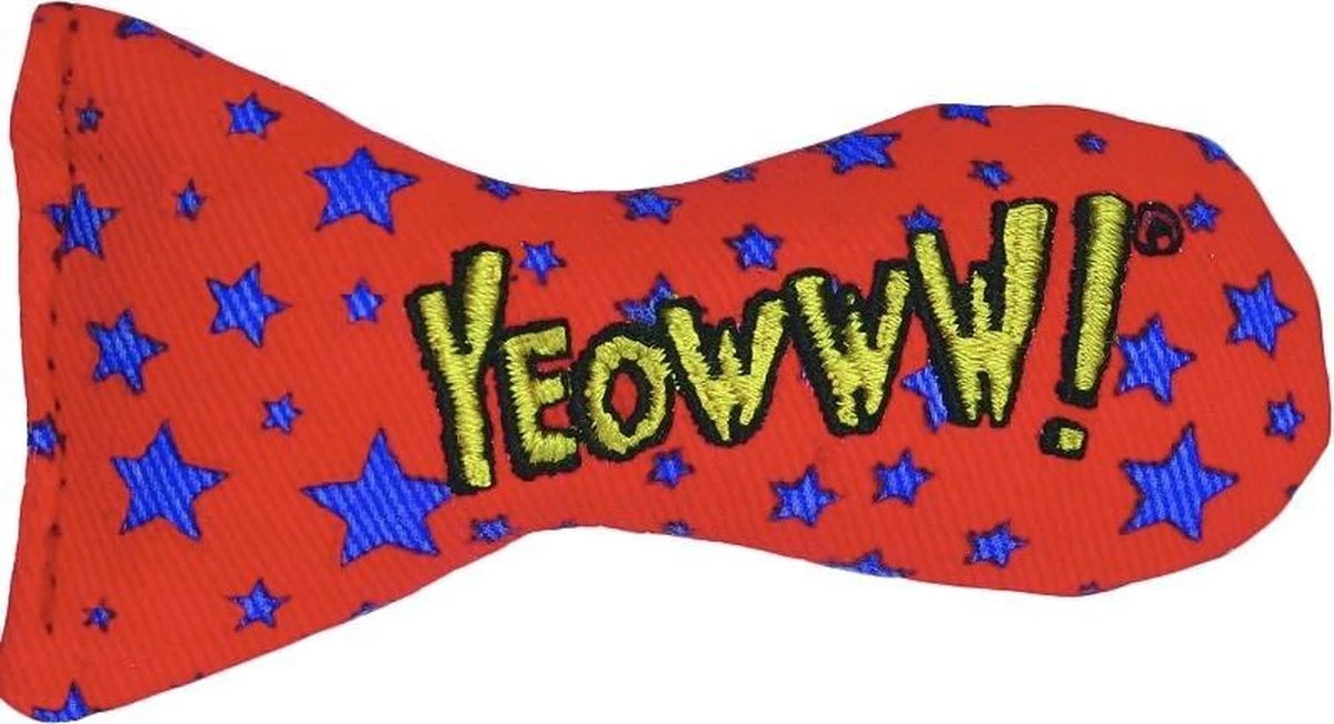 Yeowww! Stinkies Sardientje - Rood Met Sterren - 7.5 Cm - Catnip Kattenkruid ( Kattenspeeltjes ) 3 Yeowww! Stinkies Sardientje - Rood Met Sterren - 7.5 Cm - Catnip Kattenkruid ( Kattenspeeltjes )