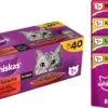 Whiskas 1+ Natvoer - Classic - Selectie In Saus - Maaltijdzakjes 40 X 85 G -Kattenbenodigdheden Winkel 1200x681