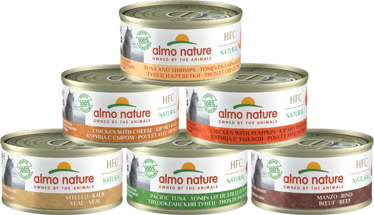 Almo Nature Natvoer Voor Katten - HFC Natural - 24 X 70g - Kippenborst - 24 X 70 Gram 10 Almo Nature Natvoer Voor Katten - HFC Natural - 24 X 70g - Kippenborst - 24 X 70 Gram - Afbeelding 8
