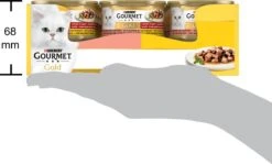 Gourmet Gold Fijne Hapjes - Kattenvoer Natvoer - Zalm & Kip - 24 X 85 Gr -Kattenbenodigdheden Winkel 1200x723