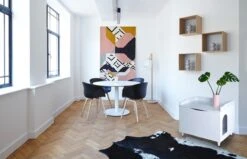 WONDERMAKE® Grote Kattenkast Houten Voor Kattenbak-box Kattentoilet, XL-kattenbak Dressoir Kastje, Designer Kattenhuis Met Kattenhol Kattenmand, Kasten Kast Voor Badkamer, 73,5 X 51,5 X 57 Cm, Wit -Kattenbenodigdheden Winkel 1200x771