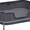 PawHut Hondenbank Met Rugleuning Huisdierenbank Met Metalen Poten Hondenbed Kattenbank D04-157 -Kattenbenodigdheden Winkel 1200x776 1