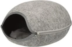 Trixie Relax Iglo Luna Lichtgrijs - 40X24X46 CM -Kattenbenodigdheden Winkel 1200x792 1