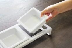 Yamazaki Tower Dierenvoerbakjes - Wit -Kattenbenodigdheden Winkel 1200x800 1