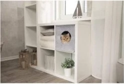 Trixie Kattenmand Iglo Anton Grijs - 33X33X37 CM -Kattenbenodigdheden Winkel 1200x810 1