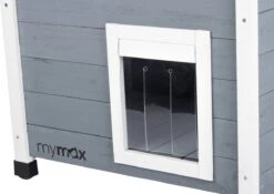 MyMax Kattenhuis - Hout - Openslaand Bitumen Dak - Kattenhuis Voor Buiten - Kattenhok - Kattenhuisje Hout - Grijs - 57*45*43CM 13 MyMax Kattenhuis - Hout - Openslaand Bitumen Dak - Kattenhuis Voor Buiten - Kattenhok - Kattenhuisje Hout - Grijs - 57*45*43CM -Kattenbenodigdheden Winkel 1200x850 3