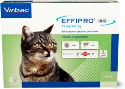 Virbac Effipro DUO Spot-On Kleine Kat (1 T/m 6 Kg) - 4 Pipetten