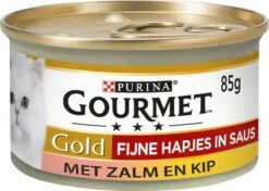 Gourmet Gold Fijne Hapjes In Saus - Kattenvoer Natvoer - Vis/Vlees - 96 X 85 Gr 10 Gourmet Gold Fijne Hapjes In Saus - Kattenvoer Natvoer - Vis/Vlees - 96 X 85 Gr -Kattenbenodigdheden Winkel 1200x857 1