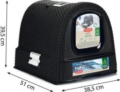 Curver Kattenbak - Antraciet - 51 X 38,5 X 39,5 Cm 29 Curver Kattenbak - Antraciet - 51 X 38,5 X 39,5 Cm -Kattenbenodigdheden Winkel 1200x922