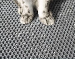 Nixnix - Kattenbakmat - 40 X 50 Cm - Waterdicht - Dubbele Laag - Honingraatstructuur - Uitloopmat - Placemat Kat - Schoonloopmat Kattenbak - Kattenbak Accessoires - Katten Grit Opvanger - Katten Mat -Kattenbenodigdheden Winkel 1200x941 1