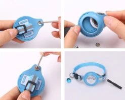 CuraCanin - AirTag Kat - Kattenhalsband - AirTag Apple Houder - Roze - Reflecterend - Verstelbaar - GPS Tracker - Kattenriem -Kattenbenodigdheden Winkel 1200x966