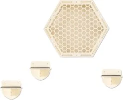 Navaris Katten Klimwand 4-delige Set - Katten Klimmuur Voor Binnenshuis - Kattenmeubel Met Wandmontage - Met Drie Plankjes Voor Meer Klimplezier -Kattenbenodigdheden Winkel 1200x979 2