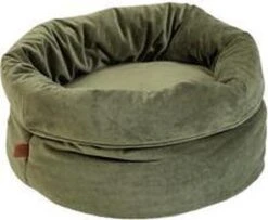 Designed By Lotte Fluco Kattenmand - Fluweel - Groen - 45x45x35 Cm -Kattenbenodigdheden Winkel 1200x988 1