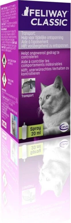Feliway Spray - Kat - 20 Ml -Kattenbenodigdheden Winkel 385x1200