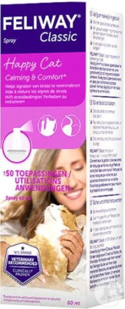Feliway Spray - Kat - 20 Ml -Kattenbenodigdheden Winkel 488x1200
