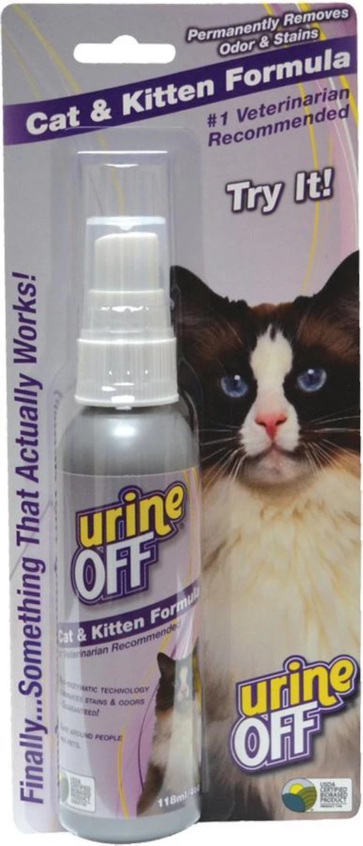 Urine Off - Geur En Vlekverwijderaar Voor Kitten En Kat Urine 118 Ml 7 Urine Off - Geur En Vlekverwijderaar Voor Kitten En Kat Urine 118 Ml - Afbeelding 5