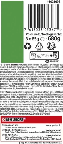 Gourmet Nature's Creations - Kattenvoer Natvoer - Zeevis - 48 X 85 Gr -Kattenbenodigdheden Winkel 527x1200