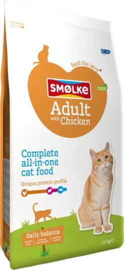 Smolke Adult Chicken & Rice 10 Kg - Kat -Kattenbenodigdheden Winkel 551x1200