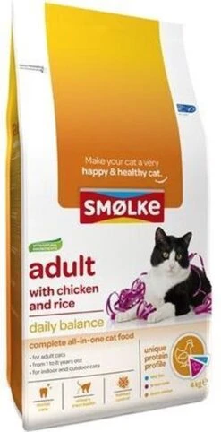 Smolke Adult Chicken & Rice 10 Kg - Kat -Kattenbenodigdheden Winkel 615x1200 2