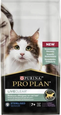 Pro Plan Senior LiveClear Katten Droogvoer - Kalkoen - 1,4 Kg -Kattenbenodigdheden Winkel 638x1200 3