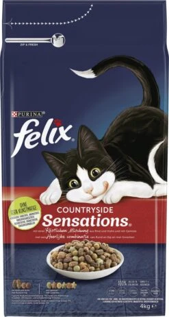 Felix Meaty Sensations - Katten Droogvoer - Rund, Kip & Groenten - 4kg 17 Felix Meaty Sensations - Katten Droogvoer - Rund, Kip & Groenten - 4kg -Kattenbenodigdheden Winkel 642x1200 2