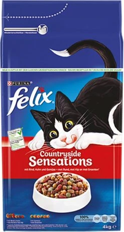 Felix Meaty Sensations - Katten Droogvoer - Rund, Kip & Groenten - 4kg 25 Felix Meaty Sensations - Katten Droogvoer - Rund, Kip & Groenten - 4kg -Kattenbenodigdheden Winkel 645x1200