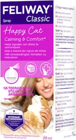 Feliway Spray - Kat - 20 Ml -Kattenbenodigdheden Winkel 647x1200