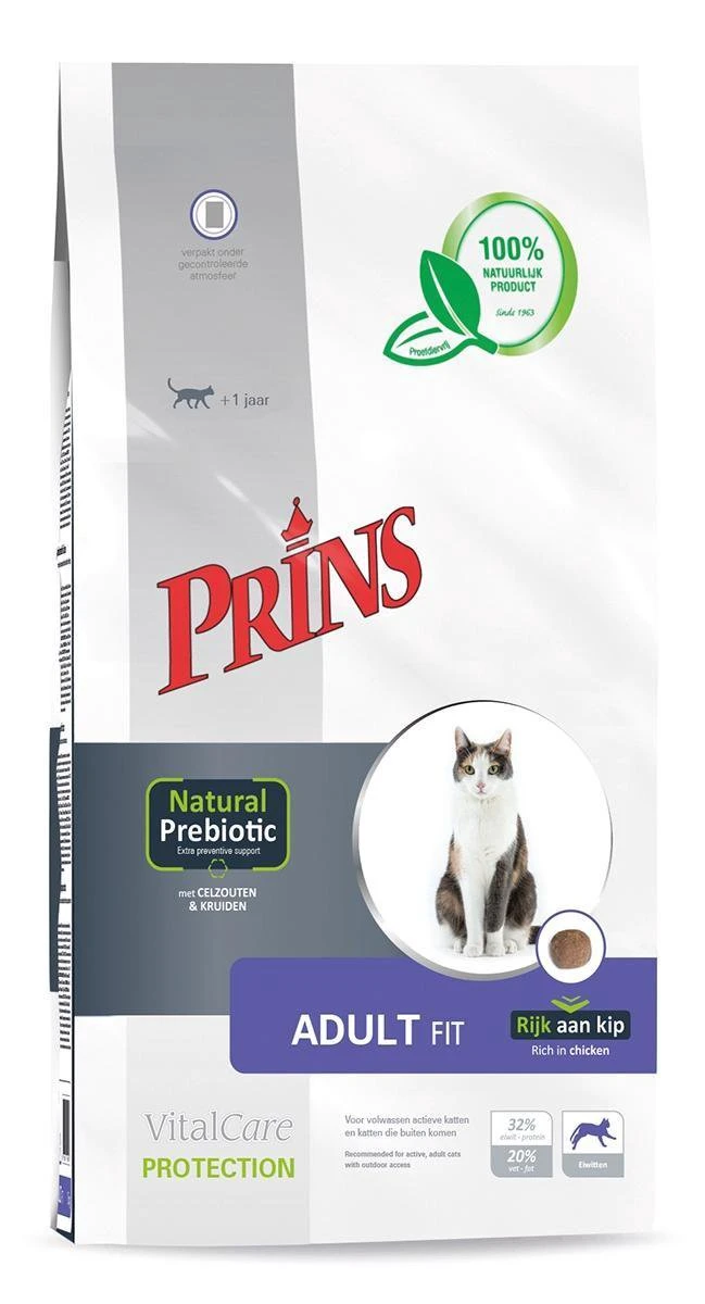 Prins VitalCare Protection Adult Fit Kattenvoer 5 Kg 13 Prins VitalCare Protection Adult Fit Kattenvoer 5 Kg - Afbeelding 11