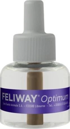 Feliway Optimum - Startset - 1 Verdamper Met 1 Vulling - 48 Ml - Anti-stress Voor Kat -Kattenbenodigdheden Winkel 654x1200
