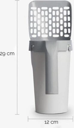 Fliksy Kattenbak Schep - Kattenbak Schepje Met Bakje - Kattenzakje - Katten - Haarverwijderaar - Kattenspeeltje -Kattenbenodigdheden Winkel 692x1200 2