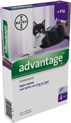 Bayer Advantage 40 Tegen Vlooien - <4kg - 4 X 0,4 Ml - Adult -Kattenbenodigdheden Winkel 701x1200 1