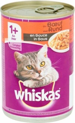 Whiskas Natvoer - Adult - Rund - 12 X 400 Gr -Kattenbenodigdheden Winkel 739x1200 1