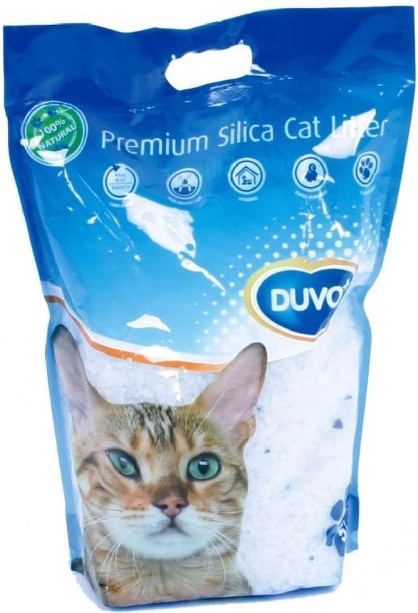 Duvo+ Silica Naturel - Kattenbakvulling - 5 L 4 Duvo+ Silica Naturel - Kattenbakvulling - 5 L - Afbeelding 2