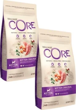 Wellness Core Grain Free Kitten Kalkoen&Kip - Kattenvoer - 2 X 1.75 Kg