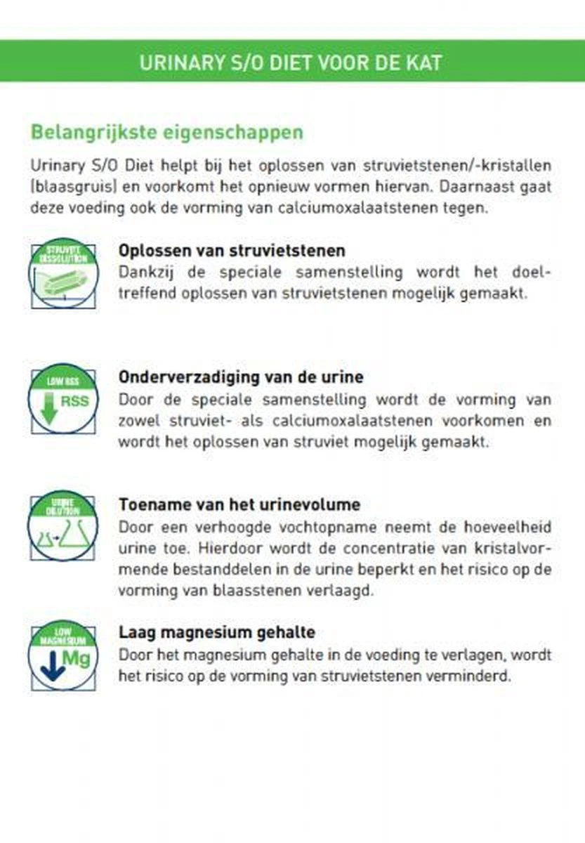 Royal Canin Urinary S/O - Kattenvoer - 7 Kg 8 Royal Canin Urinary S/O - Kattenvoer - 7 Kg - Afbeelding 6